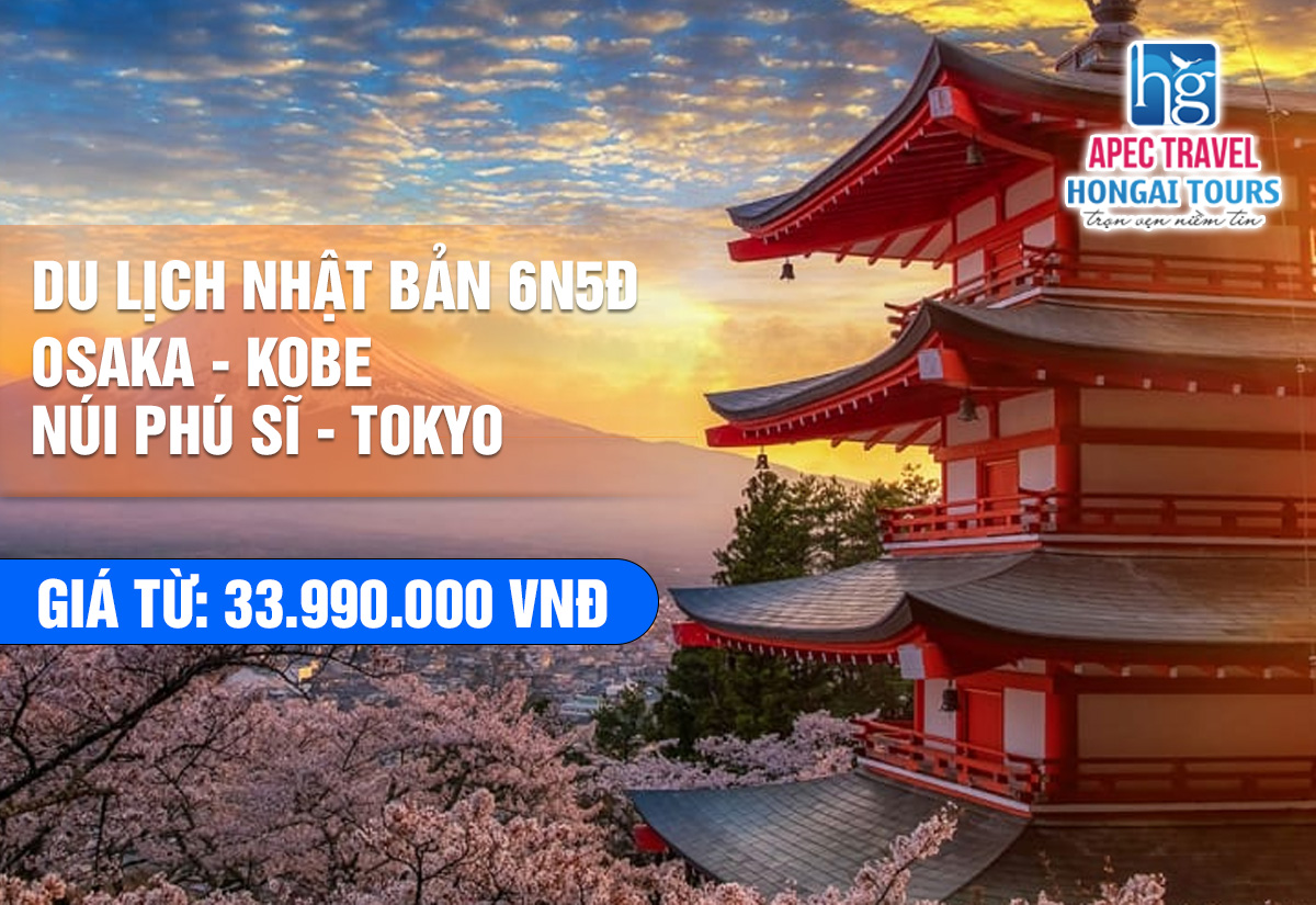 OSAKA - KOBE - NÚI PHÚ SĨ - TOKYO